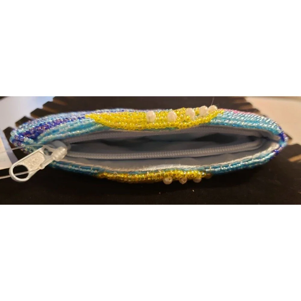 Whimsical, Quirky, Colorful, Beach - Brightly Colored Flip Flop Change Purse NWT